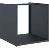 Image de vidaXL Étagère à bois de chauffage Anthracite 40x40x40 cm Acier laminé à froid