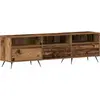 Image de vidaXL Meubles TV, 150 x 30 x 44,5 cm, bois de récupération, panneaux de particules