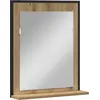 Image de vidaXL Miroir Artisan-Ch  ne 50 x 12 x 60 cm verre et bois engineered