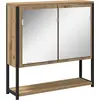 Image de Armoire de toilette vidaXL en chêne Artisan, 60 x 16 x 60 cm, aggloméré