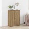 Image de vidaXL Sideboard Chêne Artisan 60 x 31 x 84 cm Matériau dérivé du bois