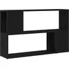 Image de vidaXL Ensemble d'armoires TV Noir 100 x 24 x 63 cm Bois composite
