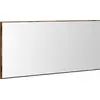 Image de vidaXL Miroir mural brun 80 x 37 cm Verre et bois engineered