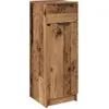 Image de vidaXL Armoire de salle de bain avec porte Vieux bois 32 x 34 x 90 cm Bois composite