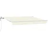 Image de vidaXL Store rétractable Crème 250 x 200 cm Tissu