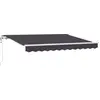 Image de vidaXL Store rétractable anthracite 250 x 200 cm Tissu