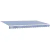 Image de vidaXL Store rétractable bleu 350 x 200 cm Tissu