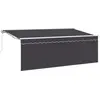 Image de vidaXL Store rétractable Crème 350 x 200 cm Polyester et aluminium