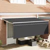 Image de Vidaxl Auvent Rétractable Crème 350 X 200 Cm Polyester Et Aluminium