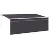 Image de vidaXL Store rétractable Anthracite 350 x 200 cm