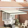 Image de vidaXL Armature de store crème 300 x 250 cm en polyester avec revêtement PU