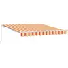 Image de vidaXL Store extensible jaune et orange 300 x 250 cm