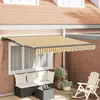 Image de vidaXL Cadre de store jaune et gris 300 x 250 cm