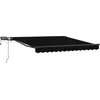 Image de vidaXL Store rétractable Noir 300 x 250 cm Tissu