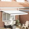 Image de vidaXL Cadre d'auvent blanc 300 x 250 cm en polyester avec revêtement PU