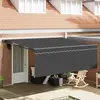 Image de vidaXL Cadre de store jaune et blanc 350 x 250 cm