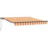 Image de vidaXL Store rétractable jaune et orange 350 x 250 cm