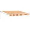 Image de vidaXL Store jaune et orange 350 x 250 x 165 cm Polyester