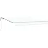 Image de vidaXL Store électrique rétractable blanc 350 x 250 cm