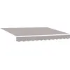 Image de vidaXL Store coulissant gris clair 350 x 250 cm en tissu et aluminium