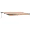Image de vidaXL, store enroulable, multicolore, 450 x 300 cm, polyester