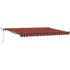 Image de Tissu pour store vidaXL orange et marron, 450 x 350 cm, polyester