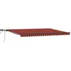 Image de vidaXL Store coulissant orange et marron 500 x 300 cm