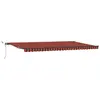 Image de Tissu pour store vidaXL orange et marron, 600 x 300 cm, polyester