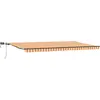 Image de vidaXL Store extensible jaune et orange 600 x 300 cm