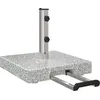 Image de vidaXL Pied de parasol Gris 41 x 41 x 37 cm Granit