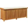 Image de vidaXL Coffre à coussins d'extérieur 150x50x60,5 cm bois massif acacia