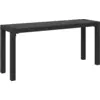 Image de Banc de jardin vidaXL noir 100 x 28 x 45 cm en acier