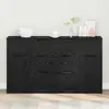 Image de vidaXL Sideboard 3 pcs Noir imitation chêne Matériau dérivé du bois