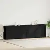 Image de vidaXL Sideboard noir imitation chêne 240 x 33 x 70 cm Bois composite