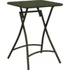 Image de vidaXL Table de bistrot vert foncé 55 x 55 x 72,5 cm