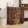 Image de vidaXL Buffet chêne fumé 40 x 41 x 75 cm Bois composite