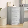 Image de vidaXL Sideboard Gris Sonoma 40 x 41 x 75 cm Matériau dérivé du bois