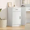 Image de vidaXL Sideboard avec tiroirs blanc 40 x 40,5 x 75 cm Bois composite