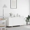 Image de Buffet vidaXL blanc 135 x 41 x 75 cm en aggloméré