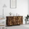 Image de Buffet vidaXL en chêne fumé 135 x 41 x 75 cm, aggloméré
