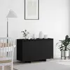 Image de vidaXL Sideboard Noir 120 x 41 x 75 cm Bois composite