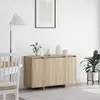 Image de vidaXL Sideboard chêne Sonoma 120 x 41 x 75 cm Matériau dérivé du bois