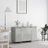 Image de vidaXL Sideboard gris béton 120 x 41 x 75 cm Bois composite