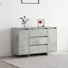 Image de Buffet vidaXL gris béton 120 x 41 x 75 cm en aggloméré