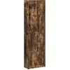 Image de vidaXL Armoire Chêne fumé 55 x 25 x 189 cm Bois composite