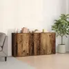 Image de Buffet vidaXL, 2 pièces, bois recyclé, 79 x 38 x 80 cm, aggloméré