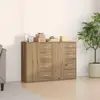 Image de Buffet vidaXL, 2 pièces, chêne Artisan, 60 x 31 x 84 cm, bois d'ingénierie