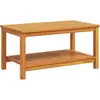 Image de vidaXL Table d'appoint Huile naturelle 90 x 50 x 45 cm Bois massif Acacia