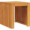 Image de vidaXL Table d'appoint, teinté naturel, 43 x 36 x 40 cm, bois massif de teck