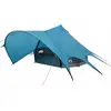 Image de Tente tipi vidaXL pour 3 personnes, bleu et gris, 312 x 312 x 197 cm